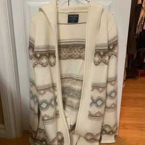 Abercrombie hooded cardigan